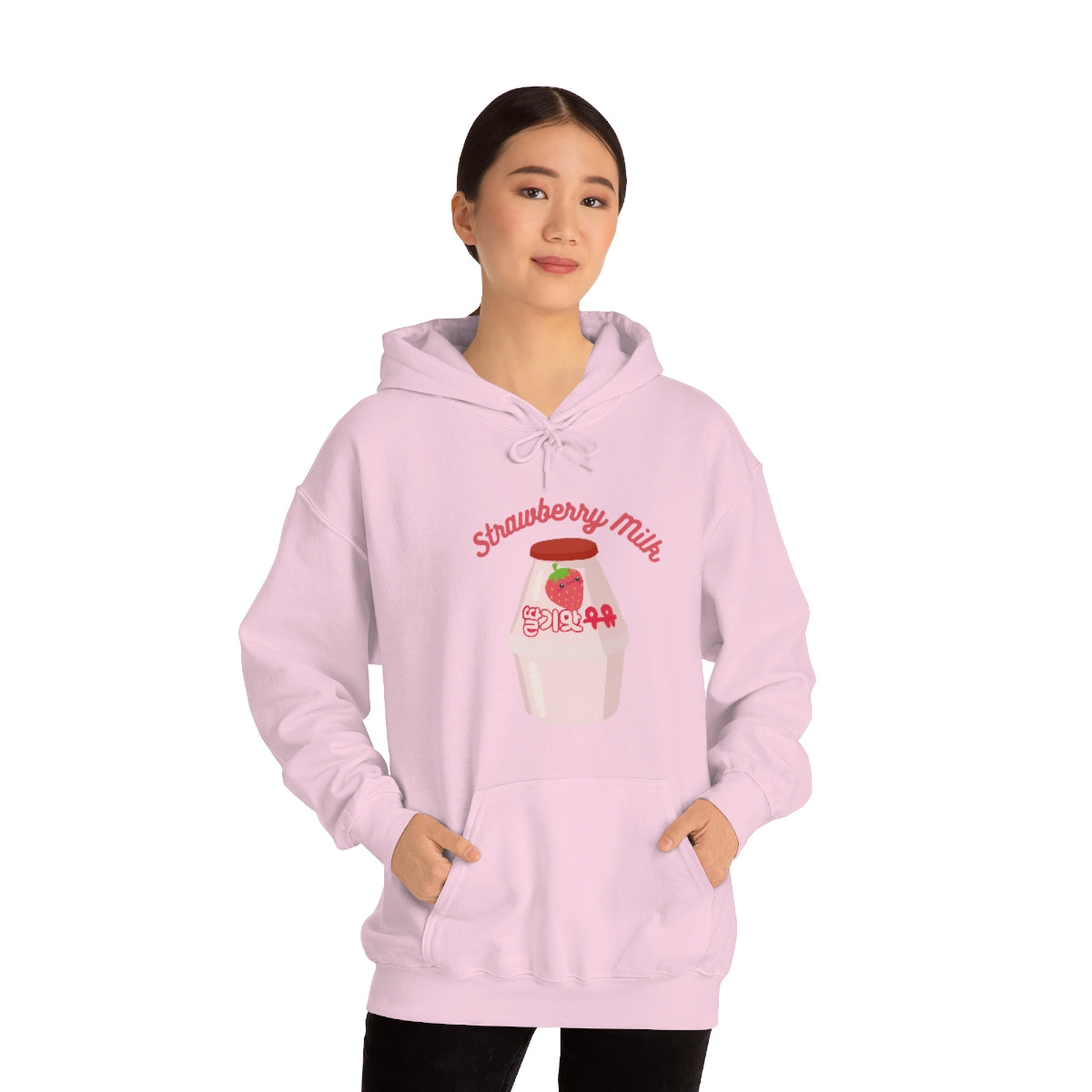 Strawberry Milk Unisex Heavy Blend™ Hooded Sweatshirt