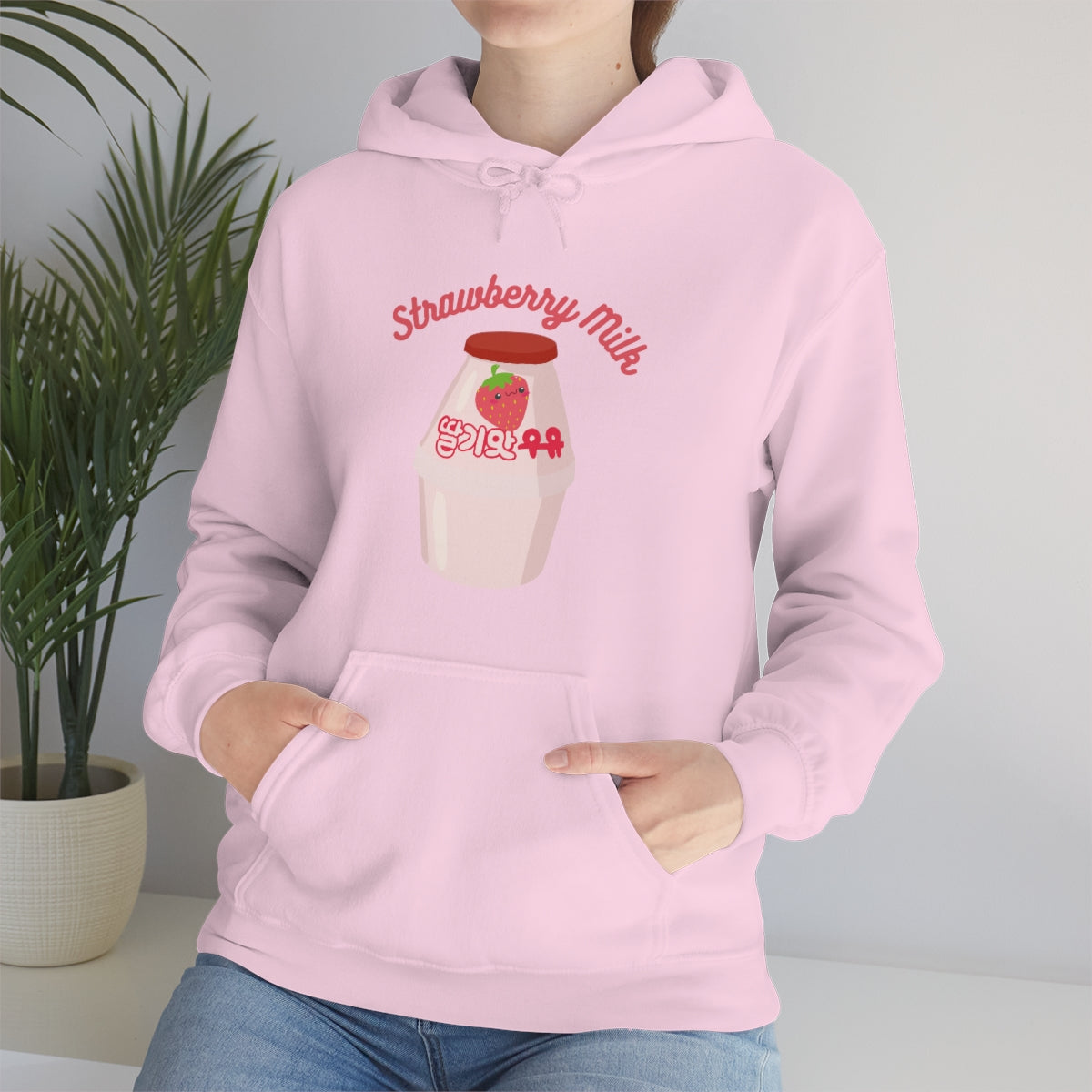 Strawberry Milk Unisex Heavy Blend™ Hooded Sweatshirt