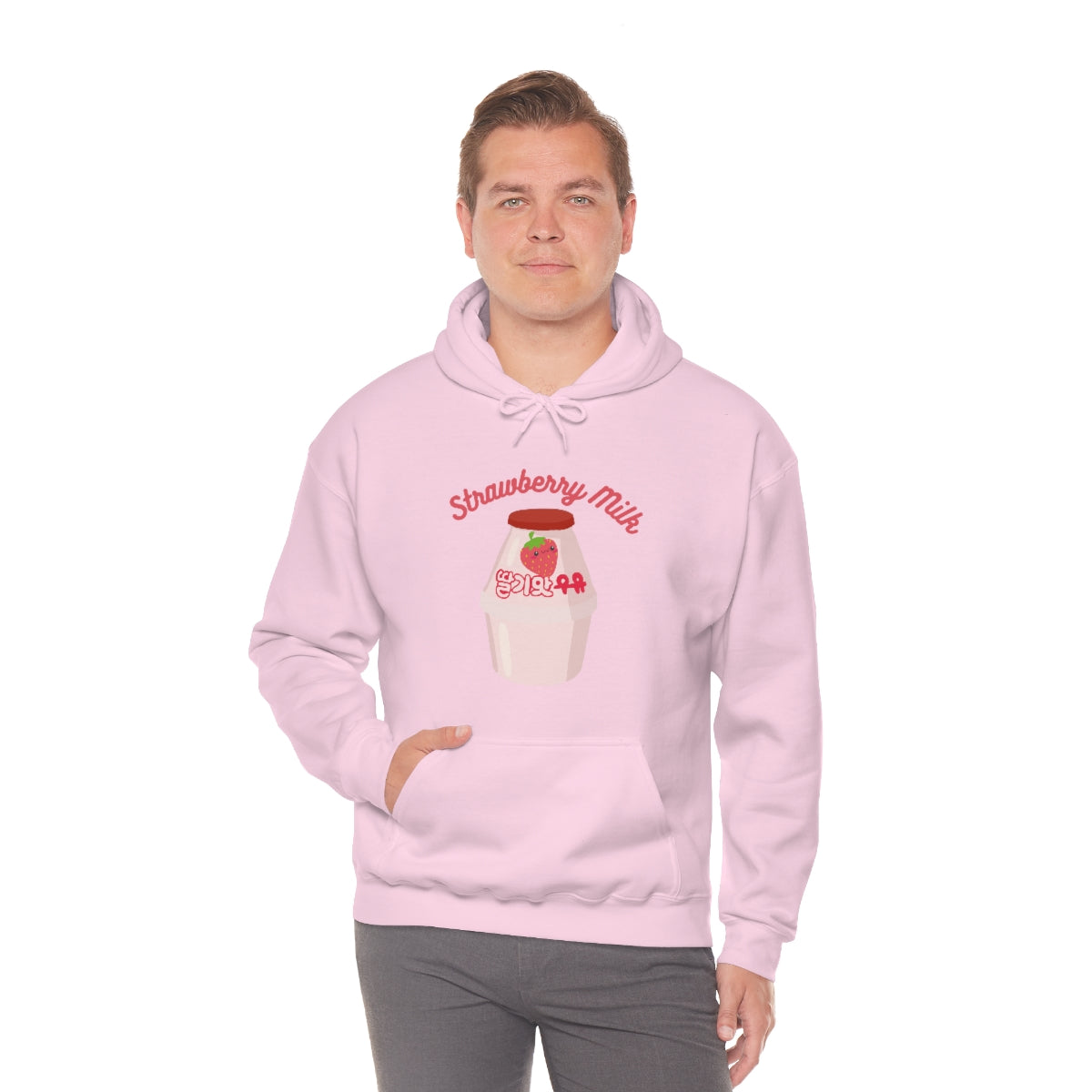 Strawberry Milk Unisex Heavy Blend™ Hooded Sweatshirt