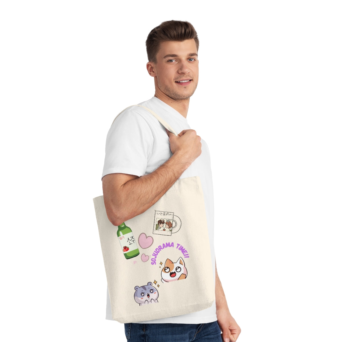 SOJUdrama time tote bag