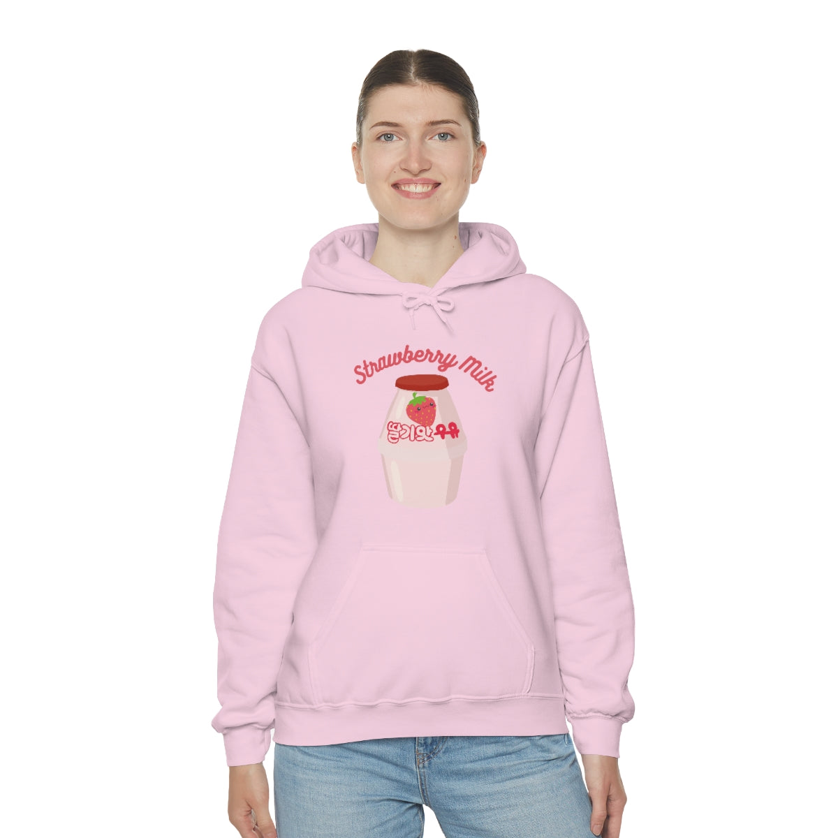 Strawberry Milk Unisex Heavy Blend™ Hooded Sweatshirt