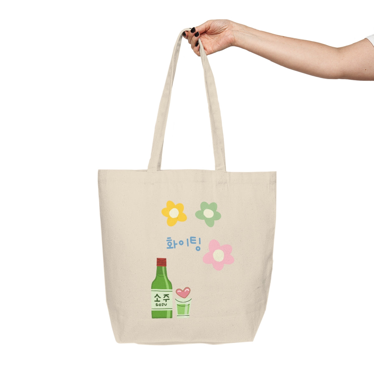 "Hwaiting" aka Fighting Soju Tote