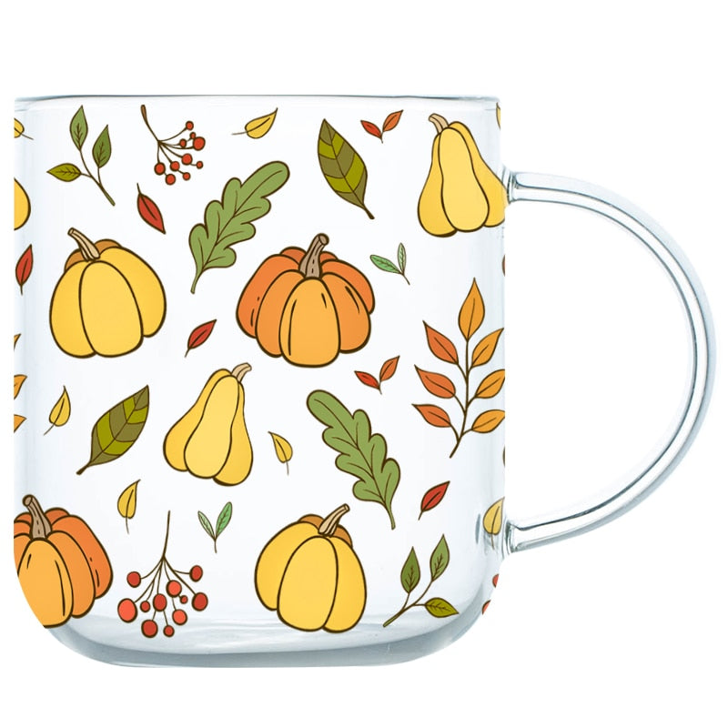 Fall glass cups that are heat resistent