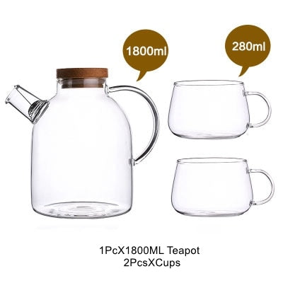 Large Capacity  Glass Teapot