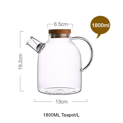 Large Capacity  Glass Teapot