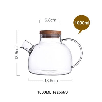 Large Capacity  Glass Teapot