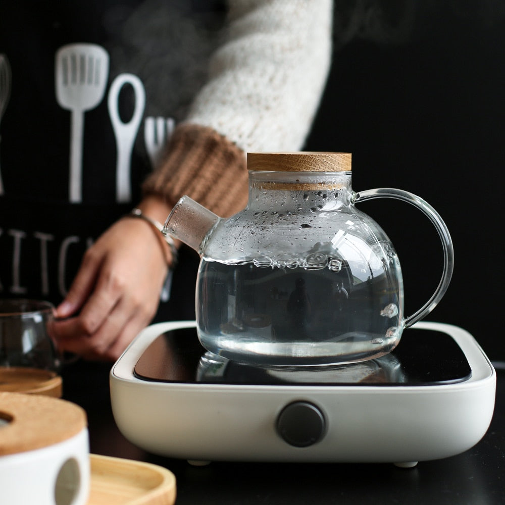 Large Capacity  Glass Teapot