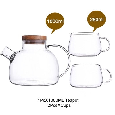 Large Capacity  Glass Teapot