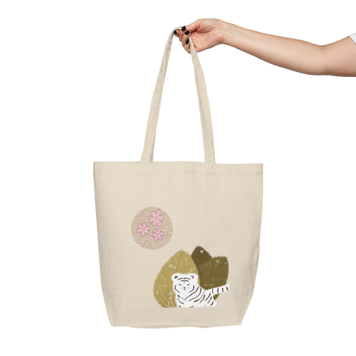 Korean White Tiger Tote bag