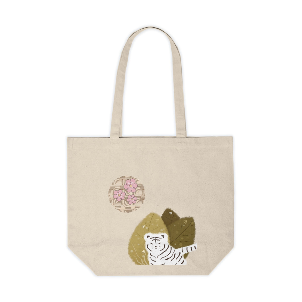 Korean White Tiger Tote bag