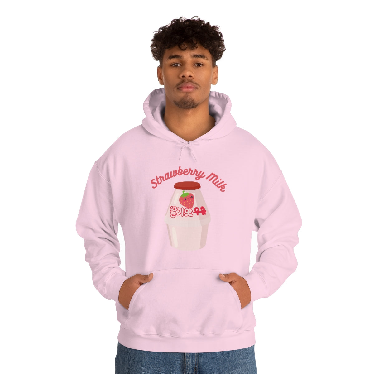 Strawberry Milk Unisex Heavy Blend™ Hooded Sweatshirt